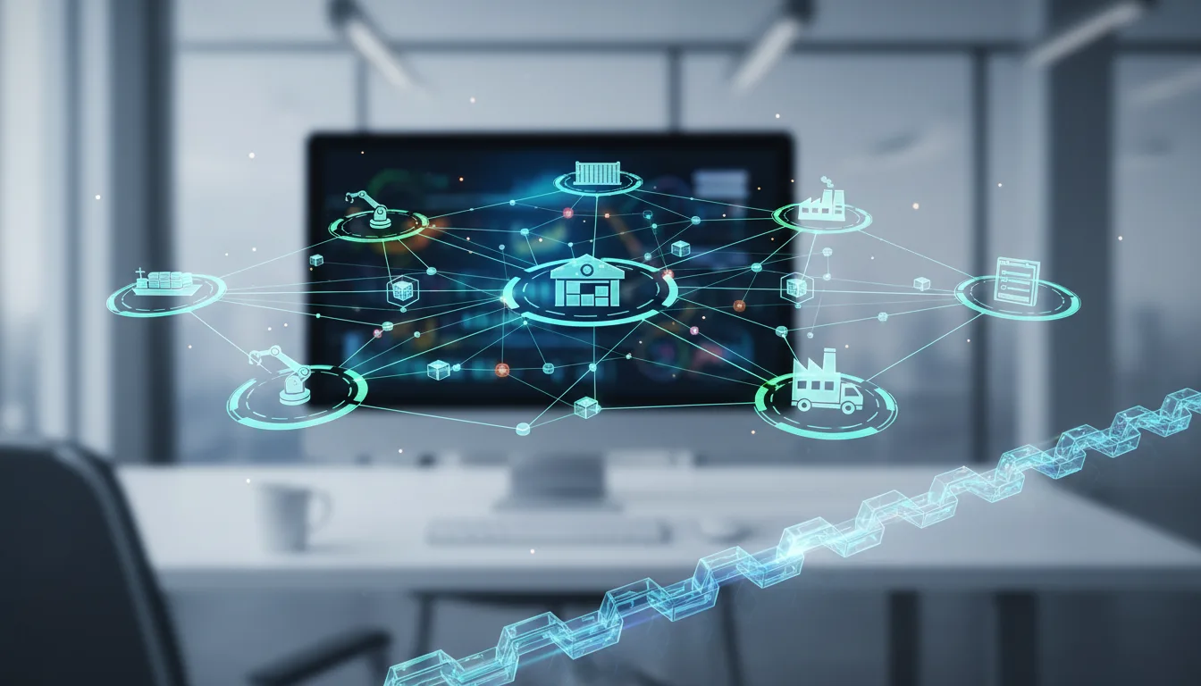 Illustration for Blockchain in Logistics and Supply Chain Management